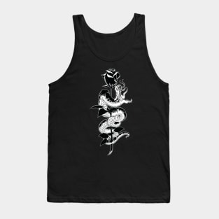 Snake and Rose Tank Top